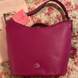 NWT Kate Spade Fuschia colored Leather Purse